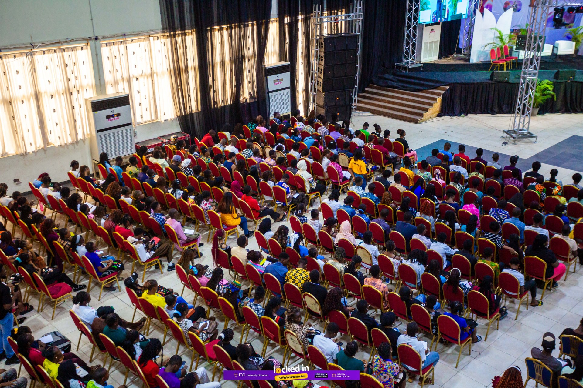 Students in Reverent Worship at Freshers Awakening
